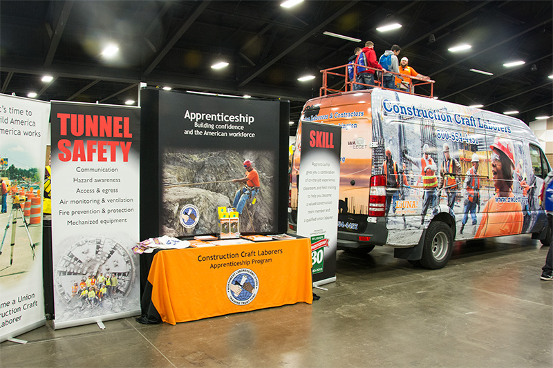 Construction career fairs offer the opportunity to learn more about the Laborers. Construction career fairs offer the opportunity to learn more about the Laborers.