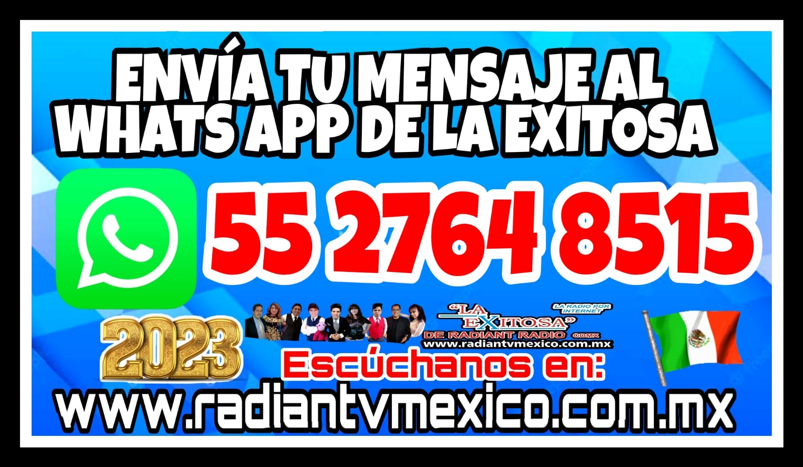 whats app la exitosa de radiantv mexico