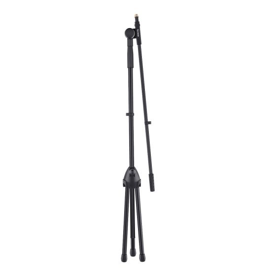 • MS-502
• Tripié de piso para micrófono
• Compatible con cualquier sujetador de micrófono
• Con brazo extensor (Boom) incluido