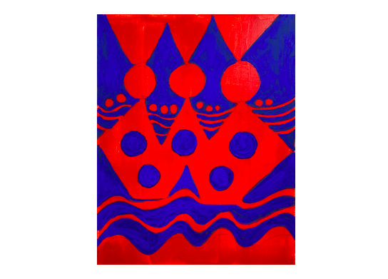 "At Sea" 16X20 inches Acrylic on canvas 2020