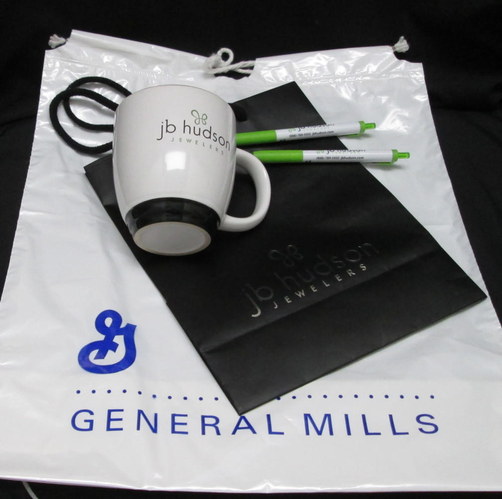 and General Mills Bags / JB Hudson Mugs & Pens