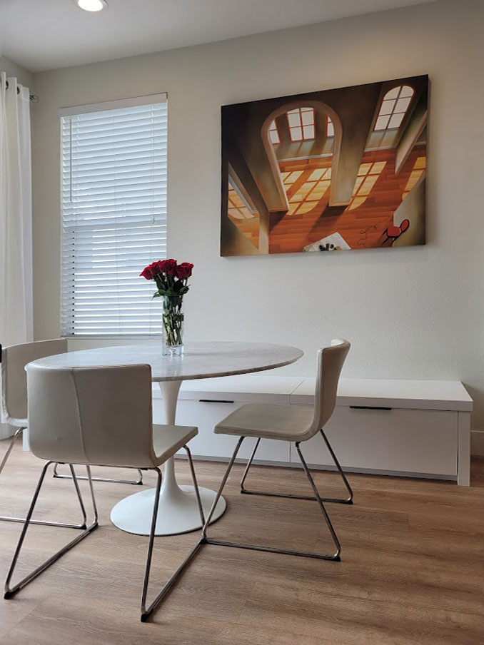 Aliso Viejo - Custom Dining Banquette with Storage