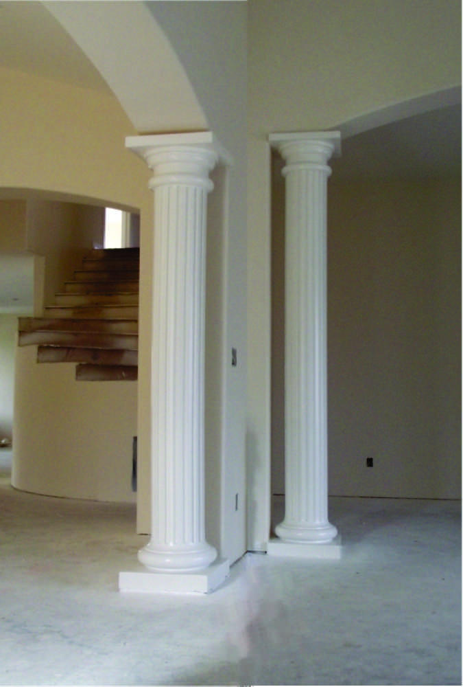 Fluted Interior Columns