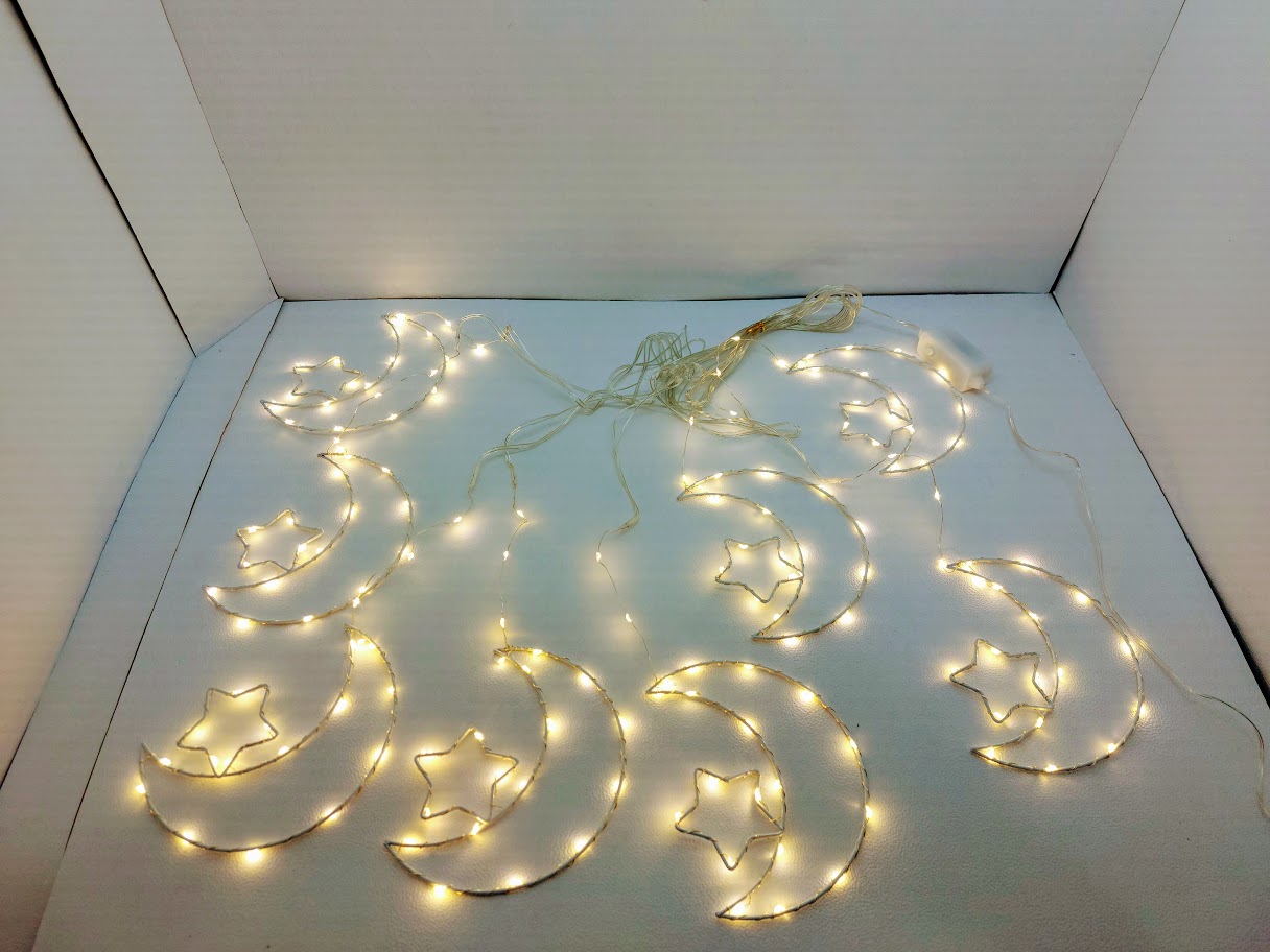 16872
CORTINA DE LED CALIDO
MODELO DE LUNA CON ESTRELLA