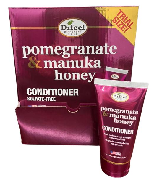 D42MP25 
 POMEGRANATE & MANUKA HONEY CONDITIONER  2.5 OZ
UPC: 021959050977
12 PC DISPLAY  -  24 CS PACK