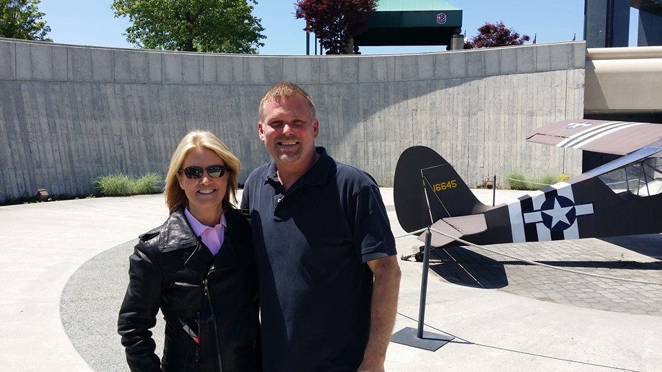 Matt Burton and Greta VanSusteran.