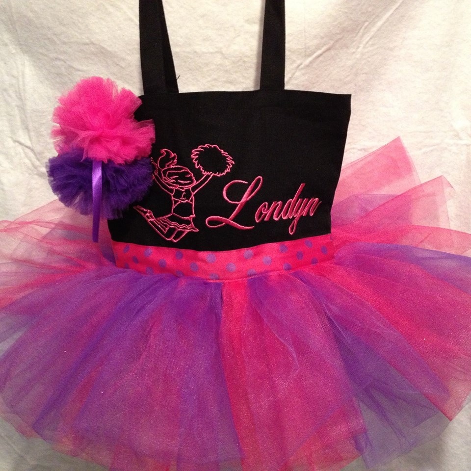 Cheerleader Tutu Bag Pink & Purple