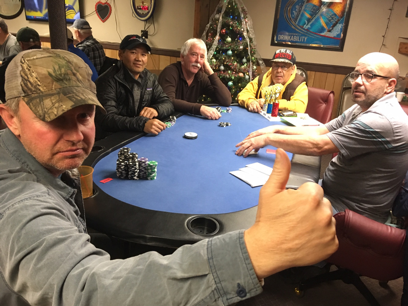 2018 TOC final table, Harry Sawyer dealer