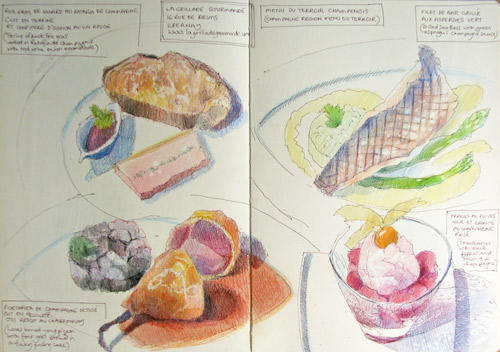 Menu du Terroir Champenois, La Grillade Gourmande, Epernay
See http://travelsketch.blogspot.com/2011/09/epernay-and-grillade-gourmande.html