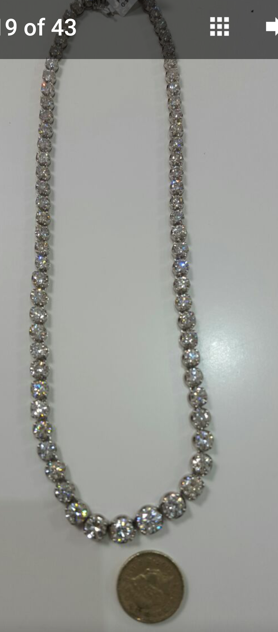 Diamond necklace