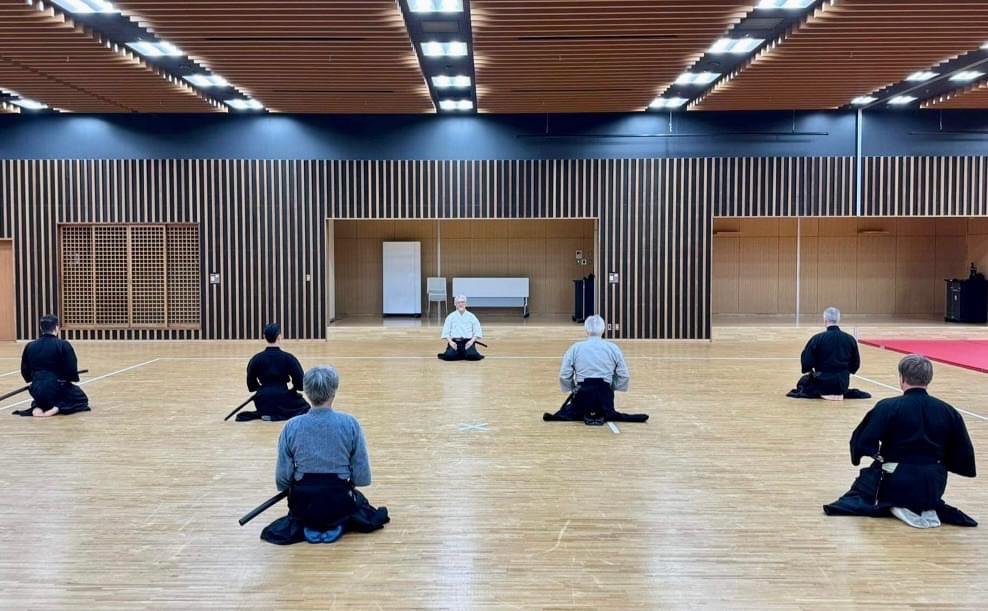 Pre-taikai training at the Yokohama Budokan. Excellent facility.