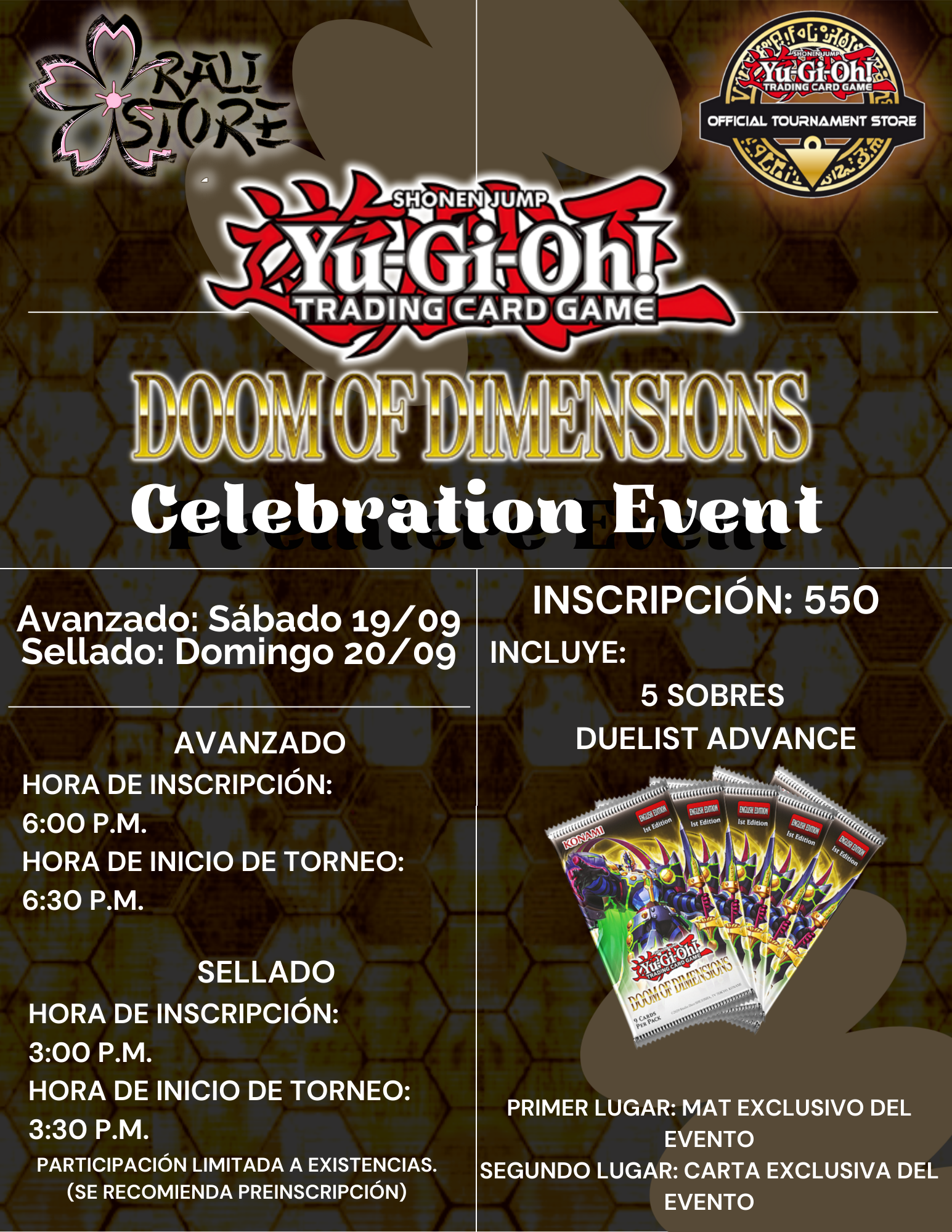 Doom of Dimensions Celebration Event Rali Cholula