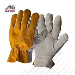 COMBINADO PIEL-CARNAZA (CORTO)
Categoría: Manejo de maquinaria y herramientas
Fabricado con: Piel y carnaza
Descripción: Tamaño estándar. guante en piel, para operador, resorte de ajuste en muñeca. Fabricado en piel de vacuno y carnaza de importación.
