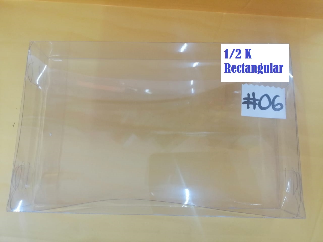 #06 CAJA 1/2K RECTANGULAR
MEDIDA 26X16.5X4