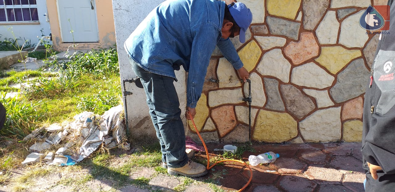 SOPLETEO DE  TOMA EN FRACCIONAMIENTO LOS ÁLAMOS