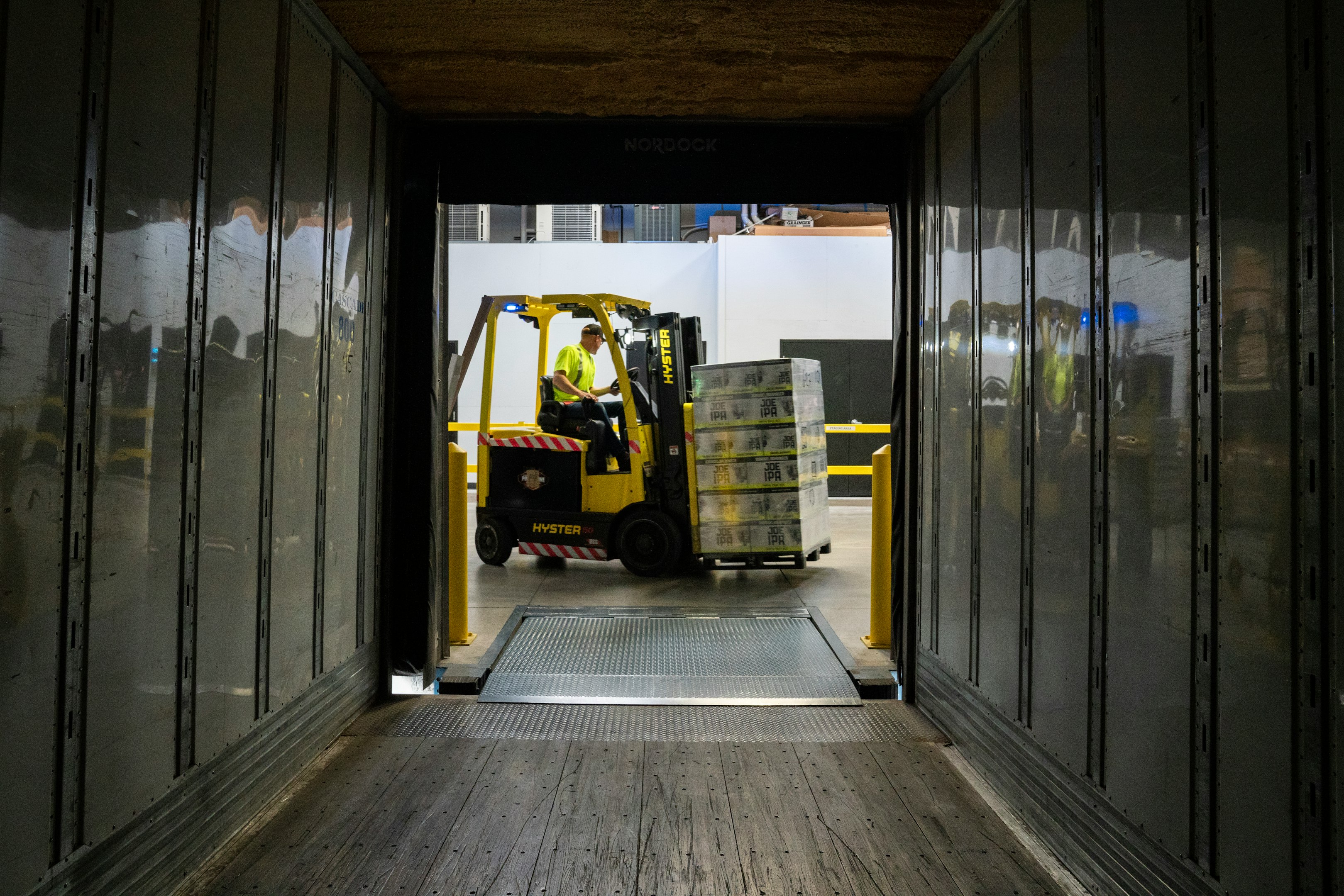 Man delivering boxes