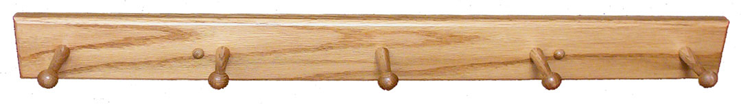 5 Peg Wall Mounted Coat Board-#66