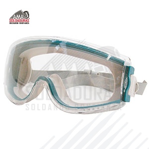 GOGGLE STEALTH PARA QUÍMICOS
Categoría: Goggle
Descripción: Color azul verdoso del cuerpo del goggle. Excelente visión periférica. Ideal para salpicaduras químicas. Con recubrimiento Uvextreme AF, antiempañante, antirayaduras y antiestático. 
Norma: ANSI/ISEA Z87.1-2010 y CSA Z94.3-1992
