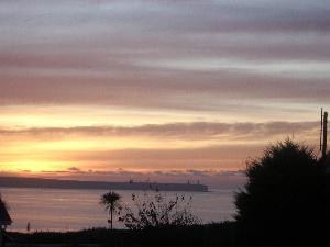 Sunrise over Tramore Bay 