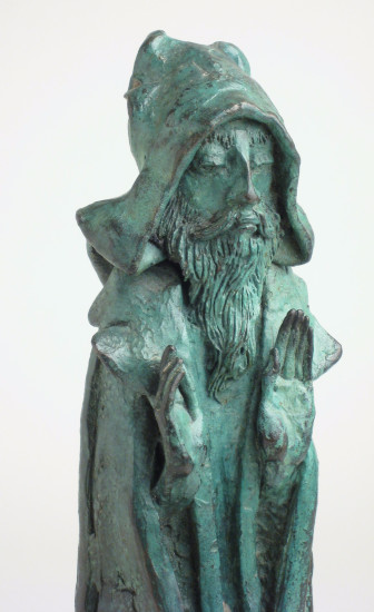 While Bisphop Detail ( Gandalf chess piece)
Artist: Bill Girard, Royal Oak, MI
Formerly collection of Allen Abramson
Photo courtesy of Ken Weikal, Farmington Hills, MI. 