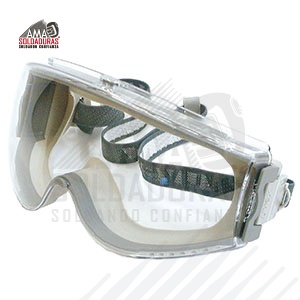 GOGGLE STEALTH BANDA TEXTIL RESISTENTE A LA FLAMA
Categoría: Goggle
Descripción: Con recubrimiento Uvextreme AF antiempañante, antirrayaduras, antiestático. Soporta salpicaduras químicas. Ideal para polvos, humos, neblinas, etc.
Norma: ANSI Z87.1-1989 y CSA Z94.3-1992