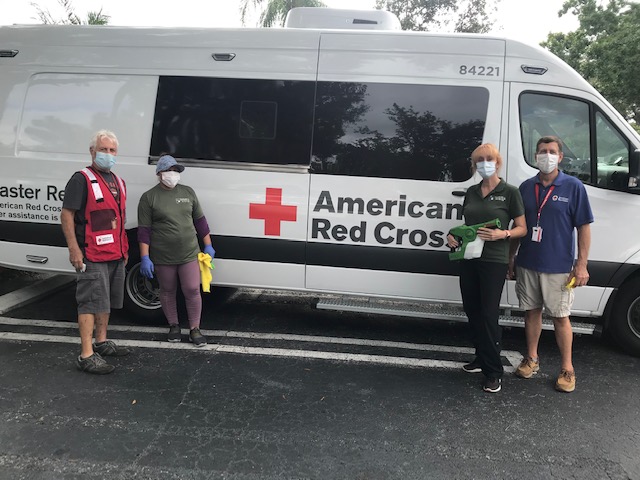 Red Cross Emergency Response Vehicle Disinfection