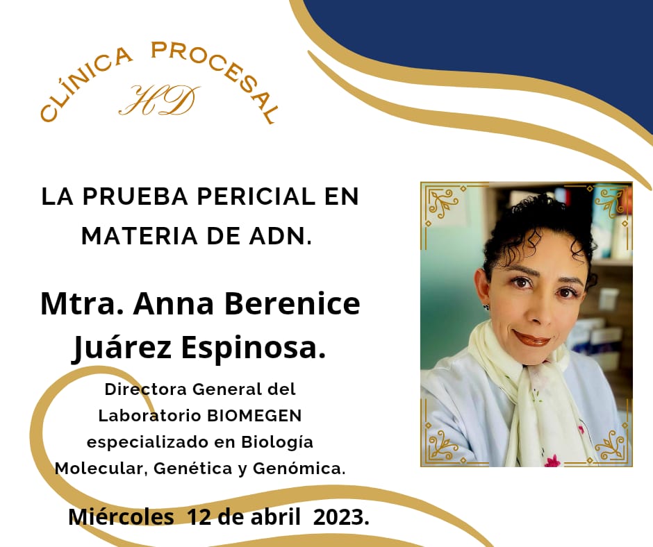 Capacitación en materia de Genética Forense.