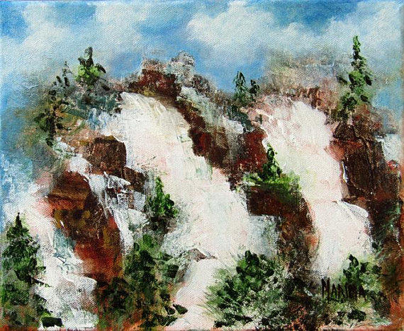 Ticonderoga Waterfall
8x10 inches - Oil on canvas
