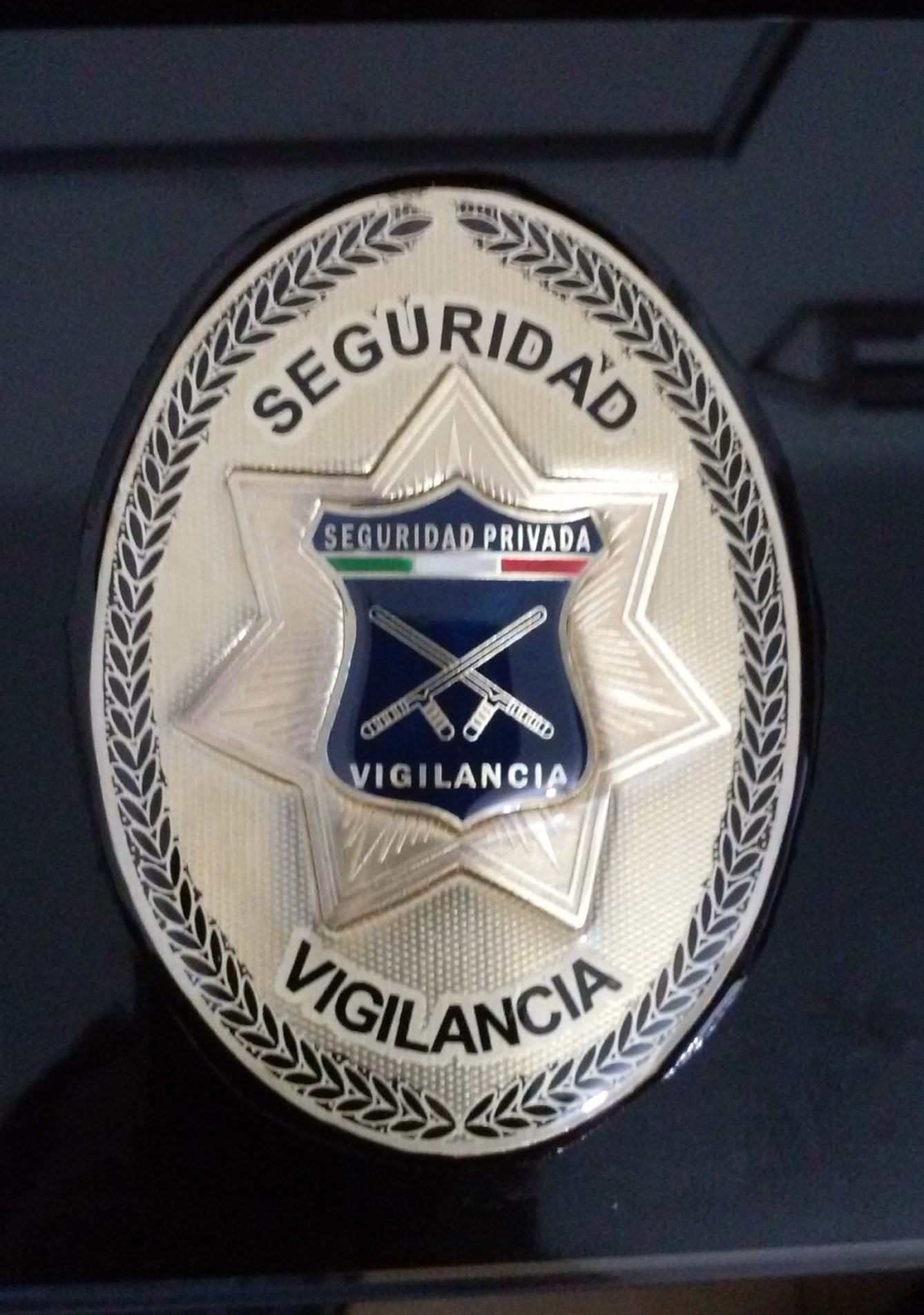Placa con Clip para SEGURIDAD PRIVADA  