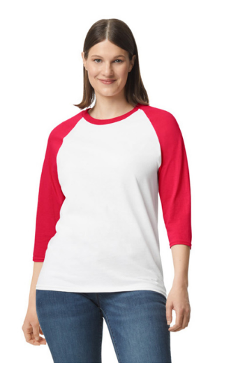 PLAYERA TIPO RAGLAN 3/4 ADULTO