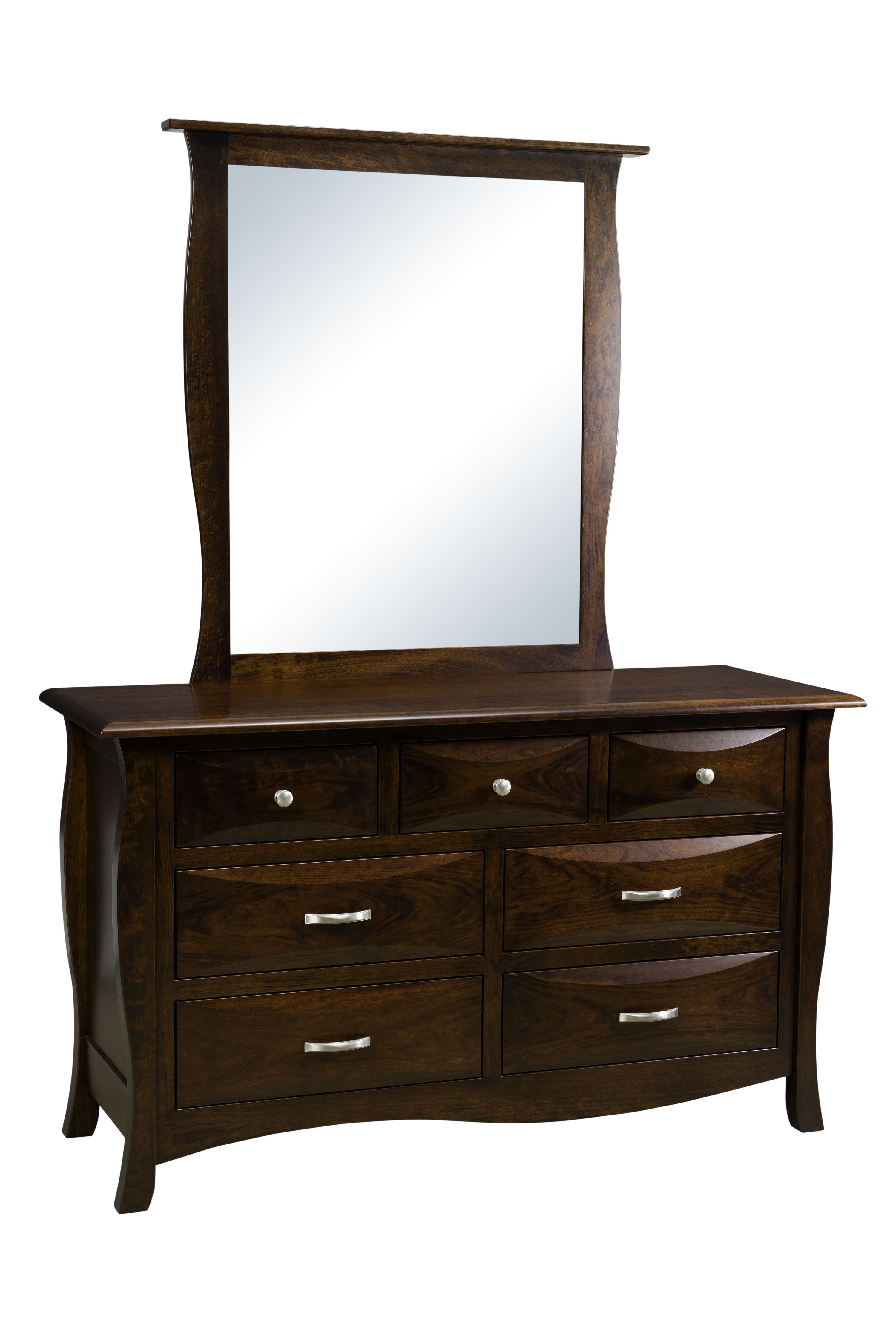 Cayman 7 Drawer Chest w/Mirror-#28