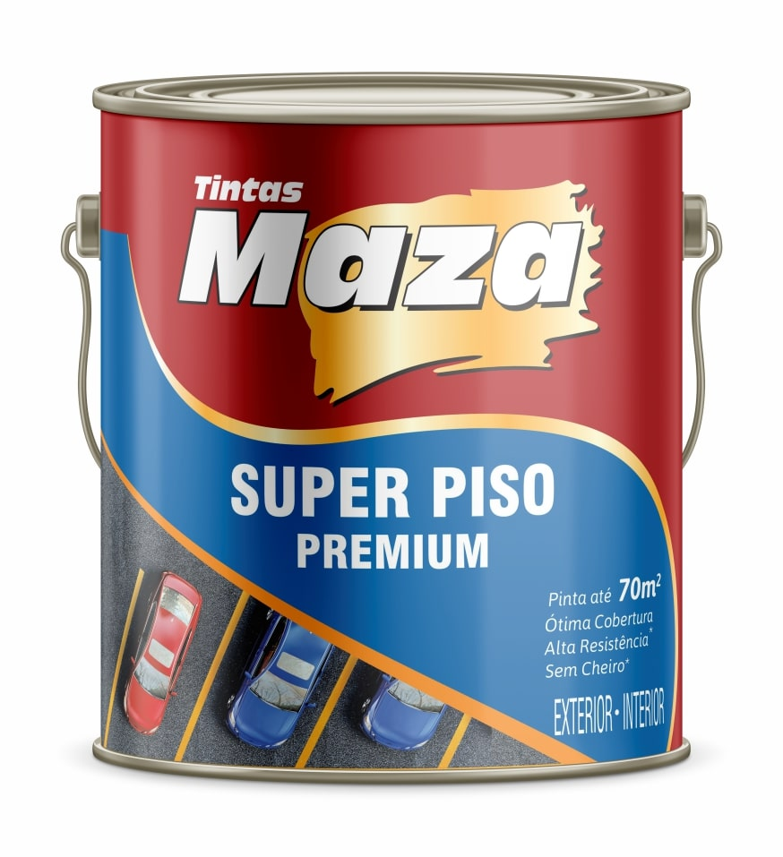 TINTA PISO SUPER
PREMIUM MAZA
PISOS E CIMENTADOS