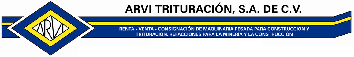 ARVI TRITURACION S.A. de C.V.  -  Venta de equipos de trituración – Ciudad de México