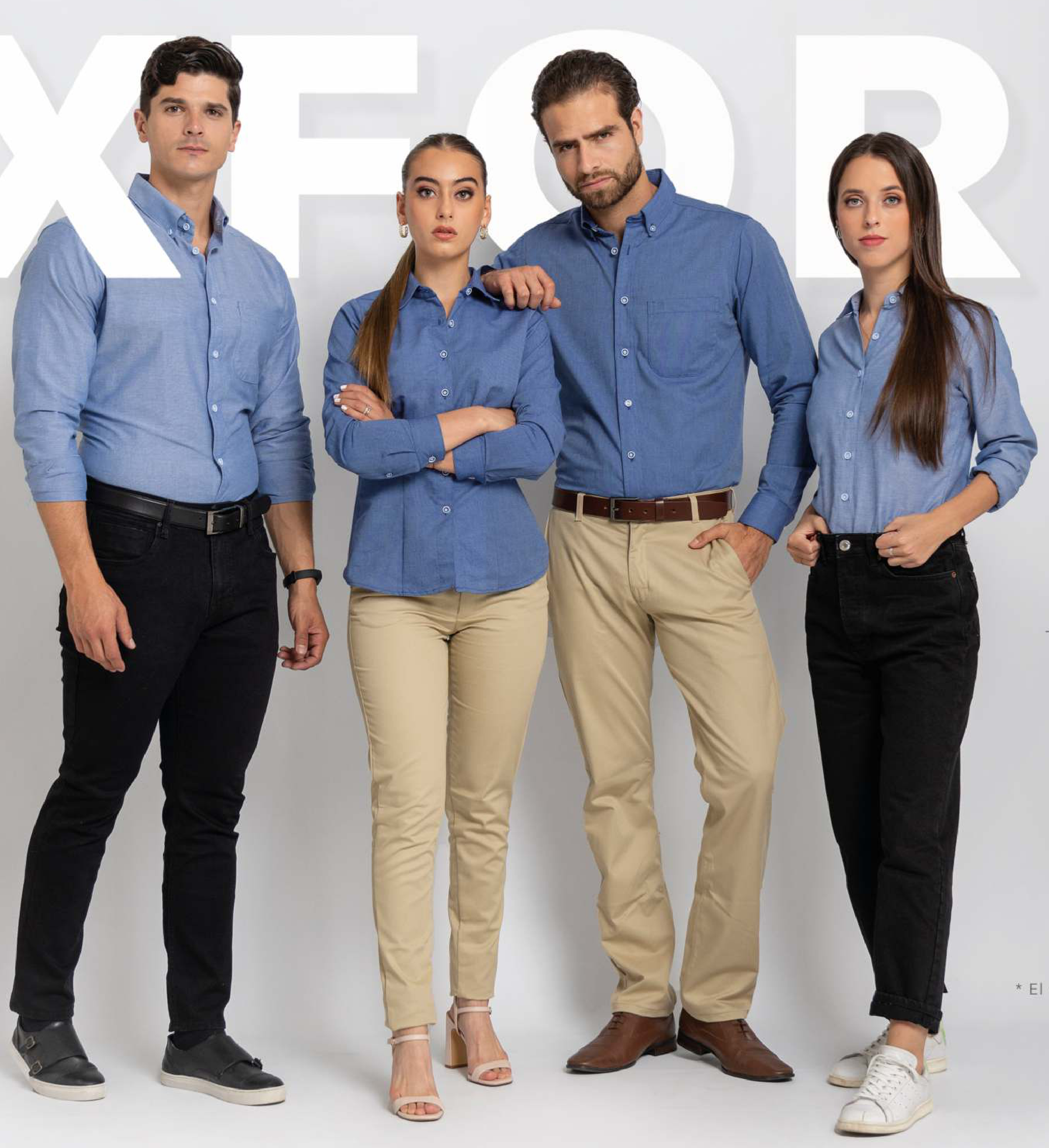 CAMISA Y BLUSA ESTILO OXFORD BIBO