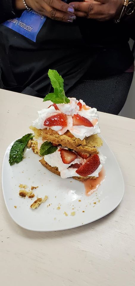 Strawberries and Cream Sandwich