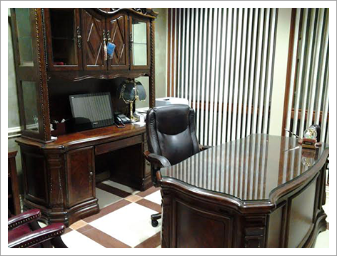 Interior view of an office||||