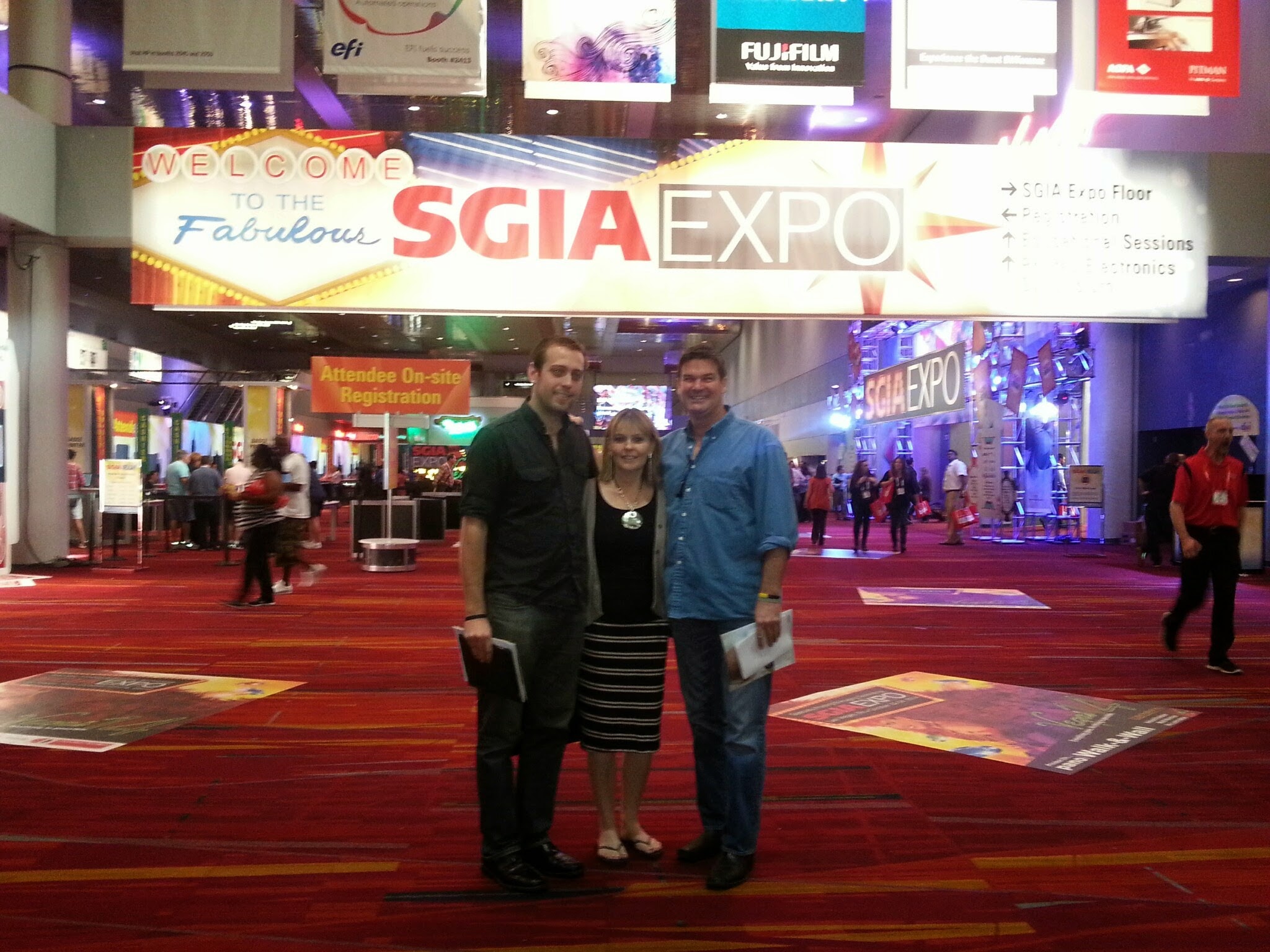 SGIA Convention & Expo - Rob Rankin-Morse, Tracy Morse and Robert Morse