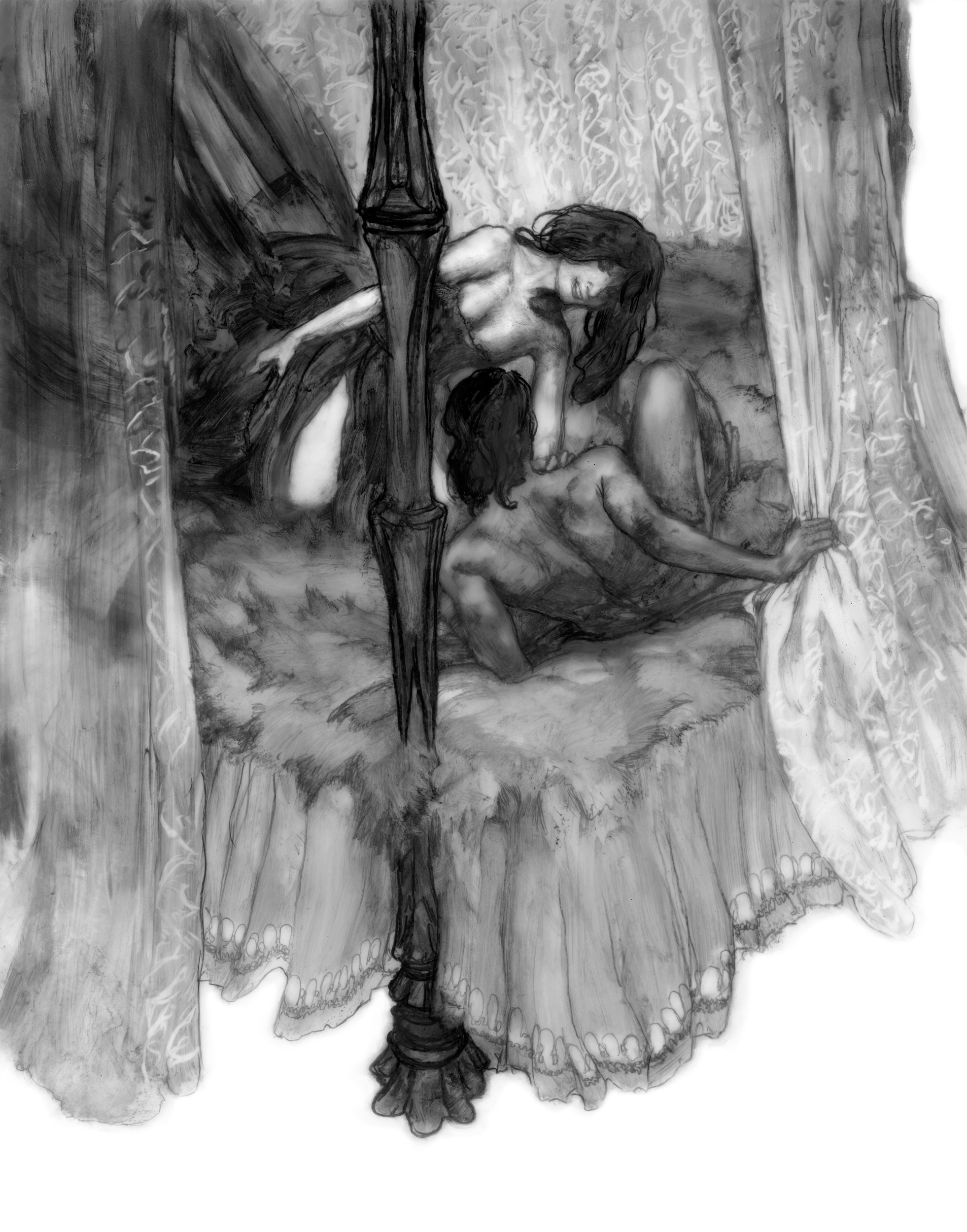 Spinning Silver - Carefree
14" x 11". Graphite on Duralar 2019