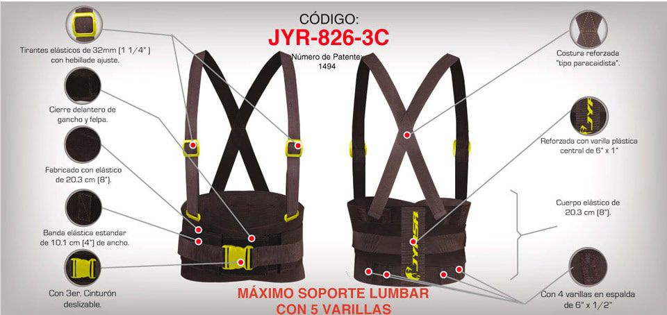 FAJA CON 3ER CINCHO Y TIRANTES