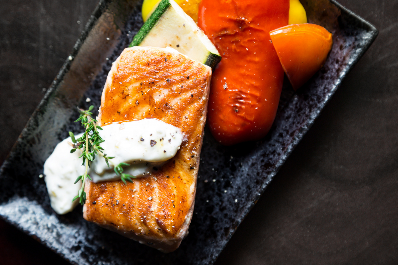 Dish on a white plate