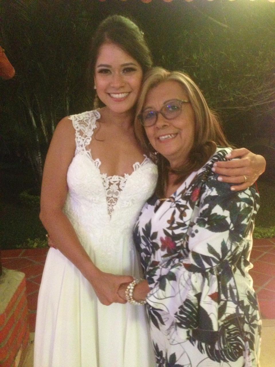 Happy female customer