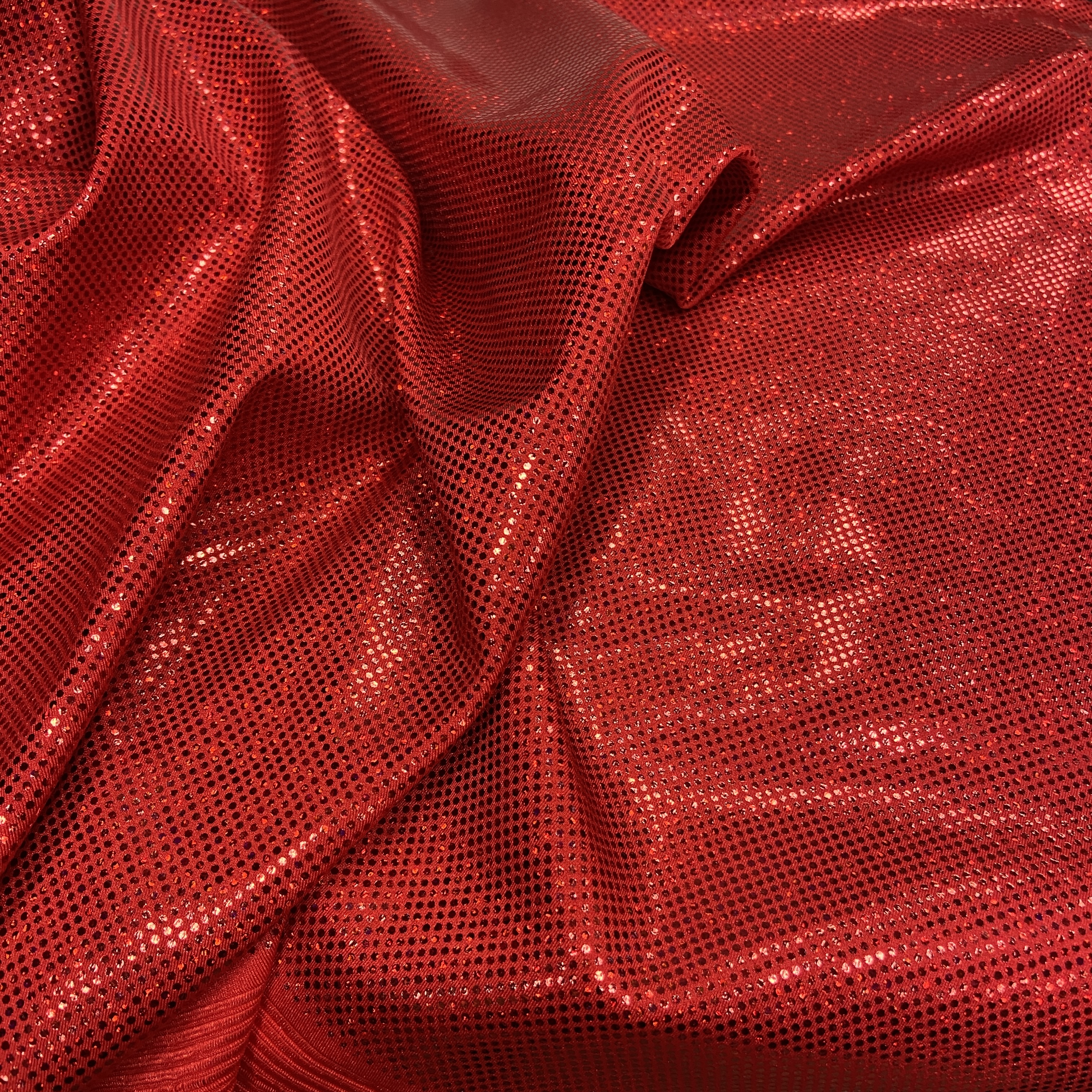 Red sparkle hologram 