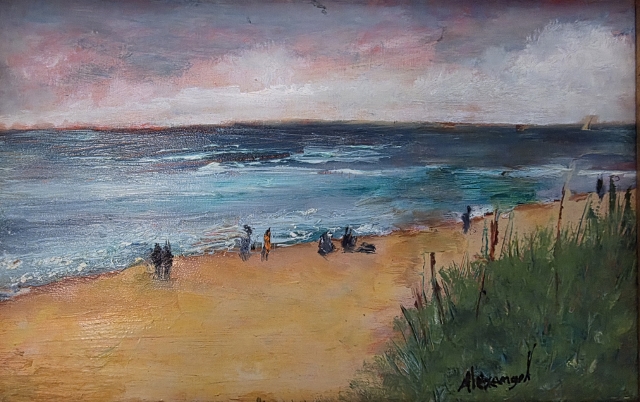 Estevez, Summer Evening, 5" x 8" Oil 