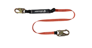 LÍNEA DE VIDA CON AMORTIGUADOR DE  IMPACTO CON GANCHO DE ACERO DOBLE  SEGURO