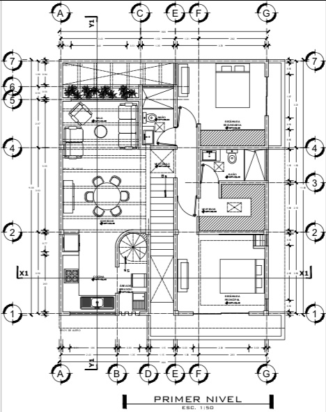 Casa Habitación 1/4