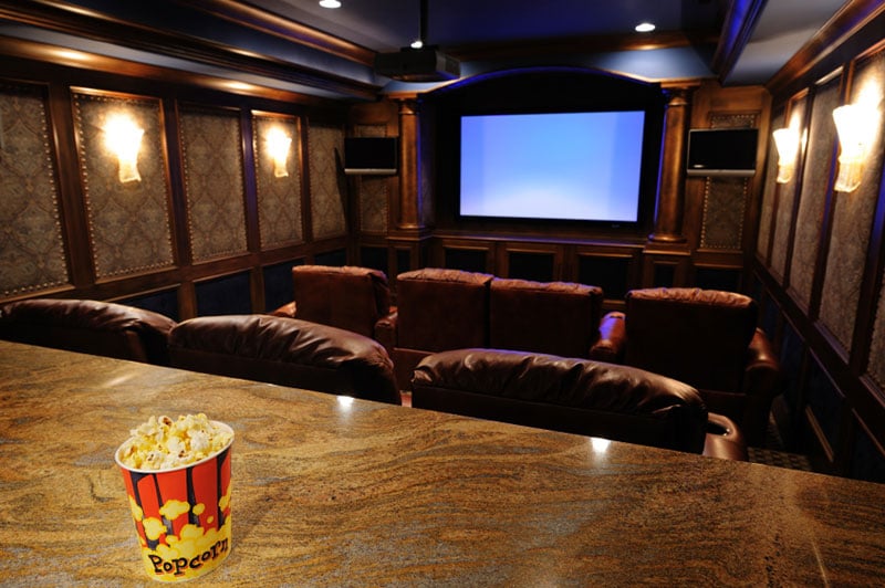 Beautiful home theater room