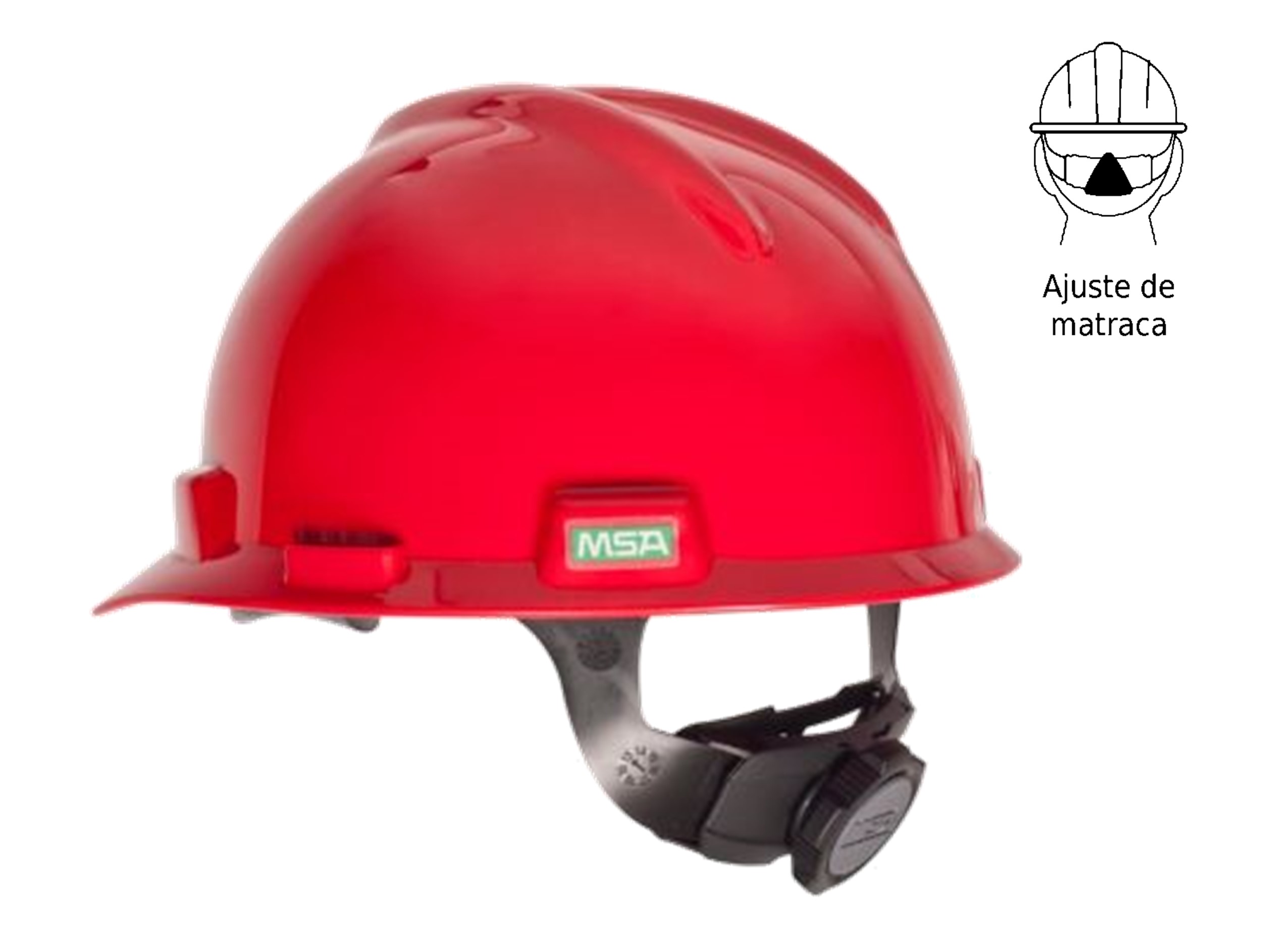 CASCO TIPO CACHUCHA 
CON MAT V- GARD MSA
