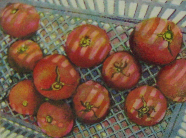 Hegler, Fresh Produce, 3x4 Aquatint