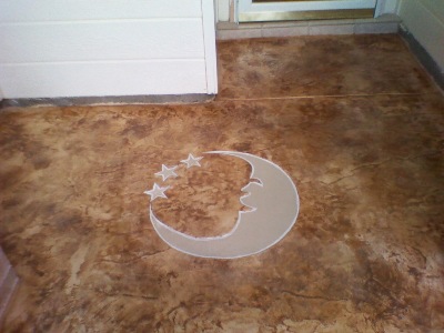 Moon And Stars Custom Concrete