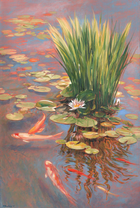 Half Dozen Koi  36x24